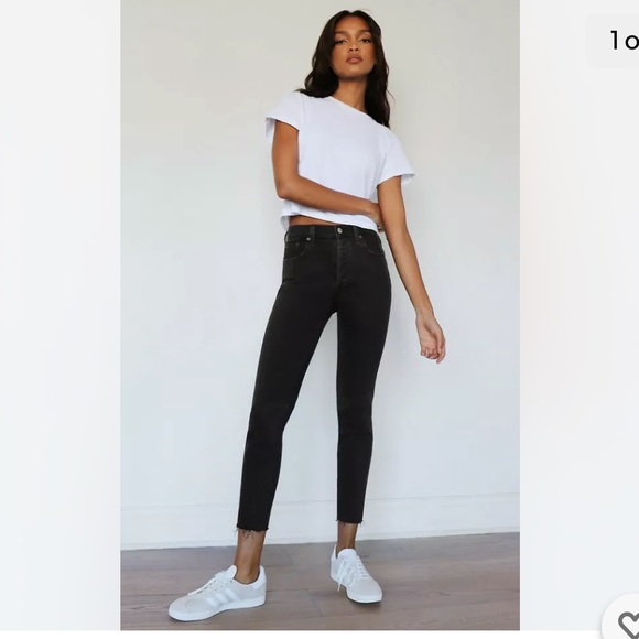 DENIM FORUM The Yoko High Rise Slim Jeans - Picture 1 of 9